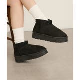 【SETUP7】厚底ショート丈ムートン風ブーツ GLR | SETUP7【WOMEN】 | 詳細画像4 