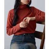 ダークオレンジ | 【SETUP7】ひまわりオイル加工タートルネック長袖 A GLR | SETUP7【WOMEN】