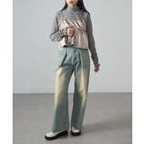 【SETUP7】ボーダー柄両面起毛スムースタートル長袖 GLR | SETUP7【WOMEN】 | 詳細画像10 