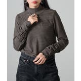 【SETUP7】ボーダー柄両面起毛スムースタートル長袖 GLR | SETUP7【WOMEN】 | 詳細画像14 