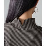 【SETUP7】ボーダー柄両面起毛スムースタートル長袖 GLR | SETUP7【WOMEN】 | 詳細画像17 