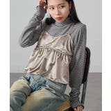 【SETUP7】ボーダー柄両面起毛スムースタートル長袖 GLR | SETUP7【WOMEN】 | 詳細画像9 