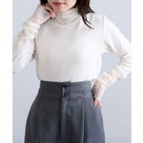 【SETUP7】無地TCフライスレール使いタートル長袖 GLR | SETUP7【WOMEN】 | 詳細画像4 