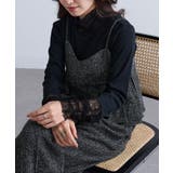 ブラック | 【SETUP7】無地TCフライスレール使いタートル長袖 GLR | SETUP7【WOMEN】