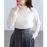 アイボリー | 【SETUP7】無地TCフライスレール使いタートル長袖 GLR | SETUP7【WOMEN】