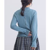 【SETUP7】ヘリンボーンJQD配色メロウハイネック長袖 GLR | SETUP7【WOMEN】 | 詳細画像18 