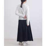 【SETUP7】ヘリンボーンJQD配色メロウハイネック長袖 GLR | SETUP7【WOMEN】 | 詳細画像4 