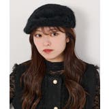 ブラック | 【SETUP7】フェイクファーハンチング GLR | SETUP7【WOMEN】