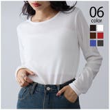 【SETUP7】ひまわりオイル加工クルーネック長袖 A GLR | SETUP7【WOMEN】 | 詳細画像1 