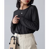 【SETUP7】ひまわりオイル加工クルーネック長袖 A GLR | SETUP7【WOMEN】 | 詳細画像14 