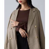 ブラウン | 【SETUP7】ひまわりオイル加工クルーネック長袖 A GLR | SETUP7【WOMEN】