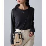 チャコールグレー | 【SETUP7】ひまわりオイル加工クルーネック長袖 A GLR | SETUP7【WOMEN】