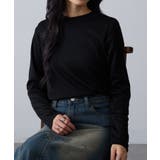 ブラック | 【SETUP7】ひまわりオイル加工ハイネック長袖 A GLR | SETUP7【WOMEN】