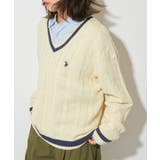 【U.S. POLO ASSN.】ロイヤルヤーンオーバーチルデンニットセーター | SETUP7【WOMEN】 | 詳細画像11