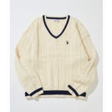 【U.S. POLO ASSN.】ロイヤルヤーンオーバーチルデンニットセーター | SETUP7【WOMEN】 | 詳細画像16