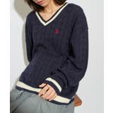 【U.S. POLO ASSN.】ロイヤルヤーンオーバーチルデンニットセーター | SETUP7【WOMEN】 | 詳細画像26
