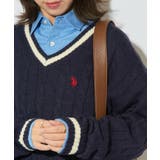 【U.S. POLO ASSN.】ロイヤルヤーンオーバーチルデンニットセーター | SETUP7【WOMEN】 | 詳細画像27