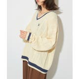 【U.S. POLO ASSN.】ロイヤルヤーンオーバーチルデンニットセーター | SETUP7【WOMEN】 | 詳細画像3