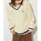 【U.S. POLO ASSN.】ロイヤルヤーンオーバーチルデンニットセーター | SETUP7【WOMEN】 | 詳細画像5