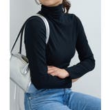 ブラック | 【SETUP7】UVボトルネック長袖Tシャツ GLR | SETUP7【WOMEN】
