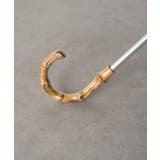 50cm パステルボーダー バンブーハンドル折りたたみ傘 | SETUP7【WOMEN】 | 詳細画像6