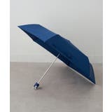 ネイビー | 55cm カラビナ付き無地折りたたみ傘 耐風骨 | SETUP7【WOMEN】