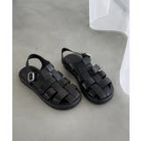 ブラック | 【MAISON BREEZE】グルカサンダル KNF127 | SETUP7【WOMEN】