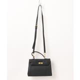 ブラック | 2WAYワンハンドルフラップバッグ ショルダー付き KNF127 | SETUP7【WOMEN】