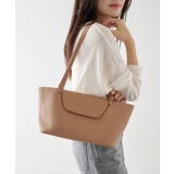 ベージュ | 【MAISON BREEZE】シボレザー風ポーチ付きミニトートバッグ KNF12… | SETUP7【WOMEN】