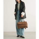 A4収納PUスエードレザートートバッグ 通勤バッグ L | SETUP7【WOMEN】 | 詳細画像17 