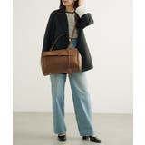 A4収納PUスエードレザートートバッグ 通勤バッグ L | SETUP7【WOMEN】 | 詳細画像20 