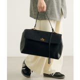 A4収納PUスエードレザートートバッグ 通勤バッグ L | SETUP7【WOMEN】 | 詳細画像6 