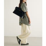 A4収納PUスエードレザートートバッグ 通勤バッグ L | SETUP7【WOMEN】 | 詳細画像9 