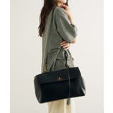 ブラック | A4収納PUスエードレザートートバッグ 通勤バッグ L | SETUP7【WOMEN】