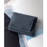 ライトブルー | 【SETUP7】リアルレザー三つ折り財布 KNF128 | SETUP7【WOMEN】