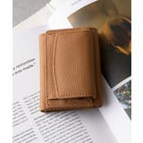 ブラウン | 【SETUP7】リアルレザー三つ折り財布 KNF128 | SETUP7【WOMEN】