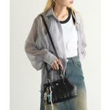 PUレザーショルダーバッグ チャーム キーホルダー付き | SETUP7【WOMEN】 | 詳細画像10