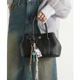 PUレザーショルダーバッグ チャーム キーホルダー付き | SETUP7【WOMEN】 | 詳細画像11