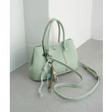 PUレザーショルダーバッグ チャーム キーホルダー付き | SETUP7【WOMEN】 | 詳細画像13