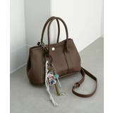 PUレザーショルダーバッグ チャーム キーホルダー付き | SETUP7【WOMEN】 | 詳細画像2