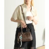 PUレザーショルダーバッグ チャーム キーホルダー付き | SETUP7【WOMEN】 | 詳細画像3