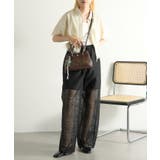 PUレザーショルダーバッグ チャーム キーホルダー付き | SETUP7【WOMEN】 | 詳細画像7