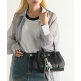 PUレザーショルダーバッグ チャーム キーホルダー付き | SETUP7【WOMEN】 | 詳細画像9