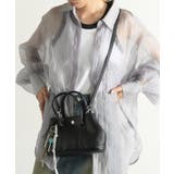 ブラック | PUレザーショルダーバッグ チャーム キーホルダー付き | SETUP7【WOMEN】