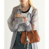 キャメル | PUレザーショルダーバッグ チャーム キーホルダー付き | SETUP7【WOMEN】