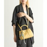 イエロー | PUレザーショルダーバッグ チャーム キーホルダー付き | SETUP7【WOMEN】