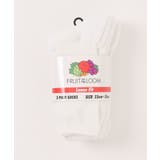 【FRUIT OF THE LOOM】Q.FTL3Pゆるソックス | SETUP7【WOMEN】 | 詳細画像1 