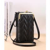 ブラック | 【SETUP7】スマホマルチショルダーバッグ KNF | SETUP7【WOMEN】