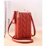 ワイン | 【SETUP7】スマホマルチショルダーバッグ KNF | SETUP7【WOMEN】