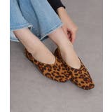 レオパード | 【SETUP7】スクエアトゥローヒールパンプス KNF | SETUP7【WOMEN】